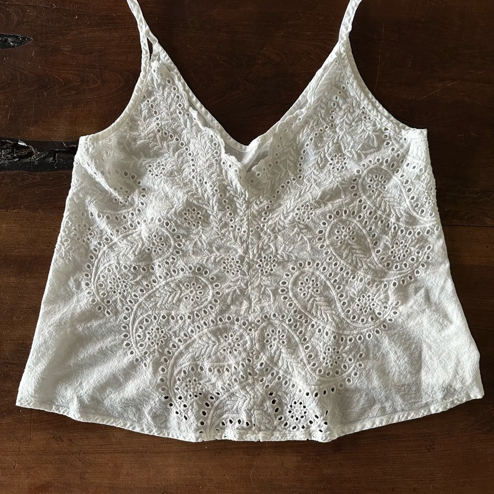 White Lacy Camisole